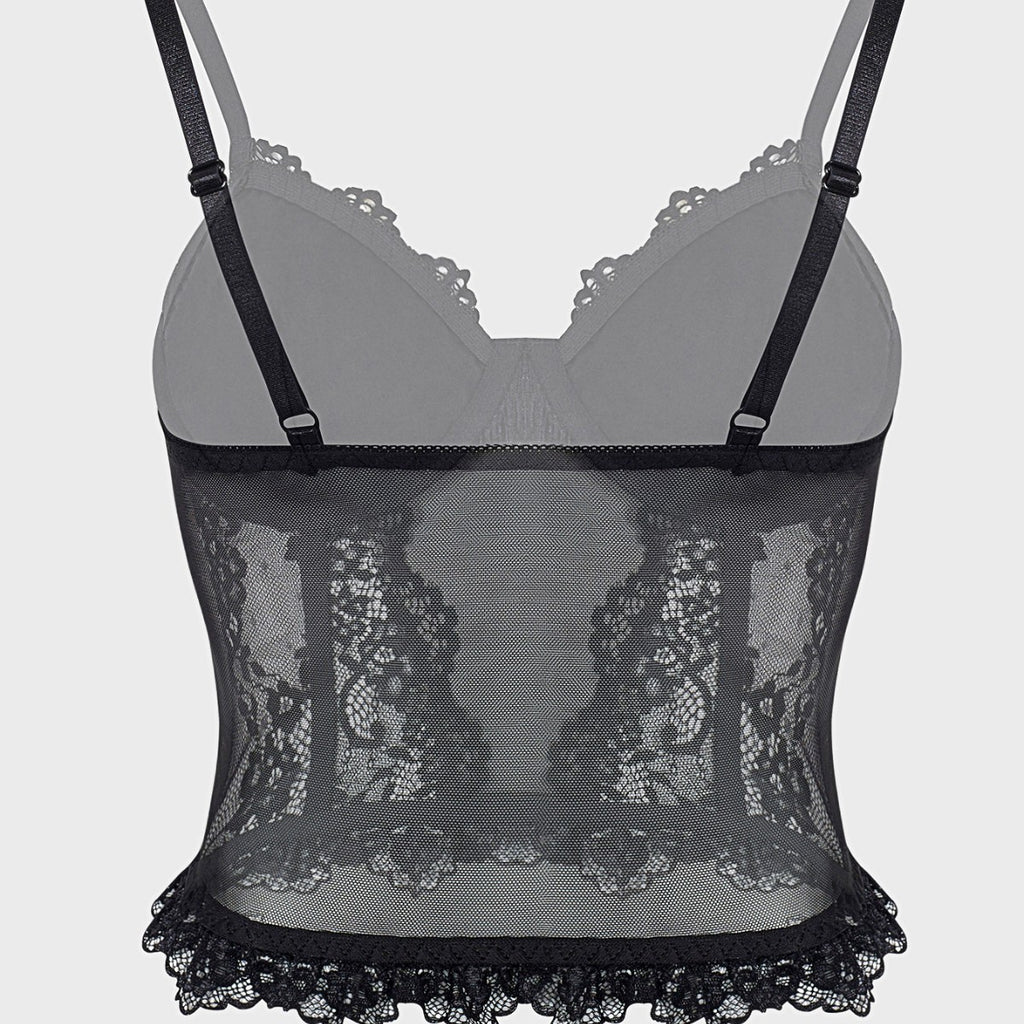 Seductive Lace & Mesh Bralette
