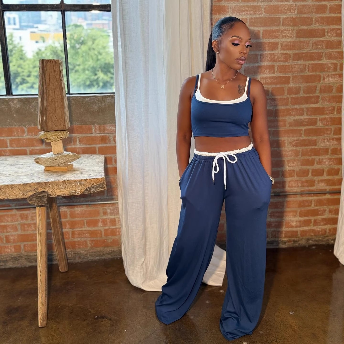Chic Blue Performance Set
