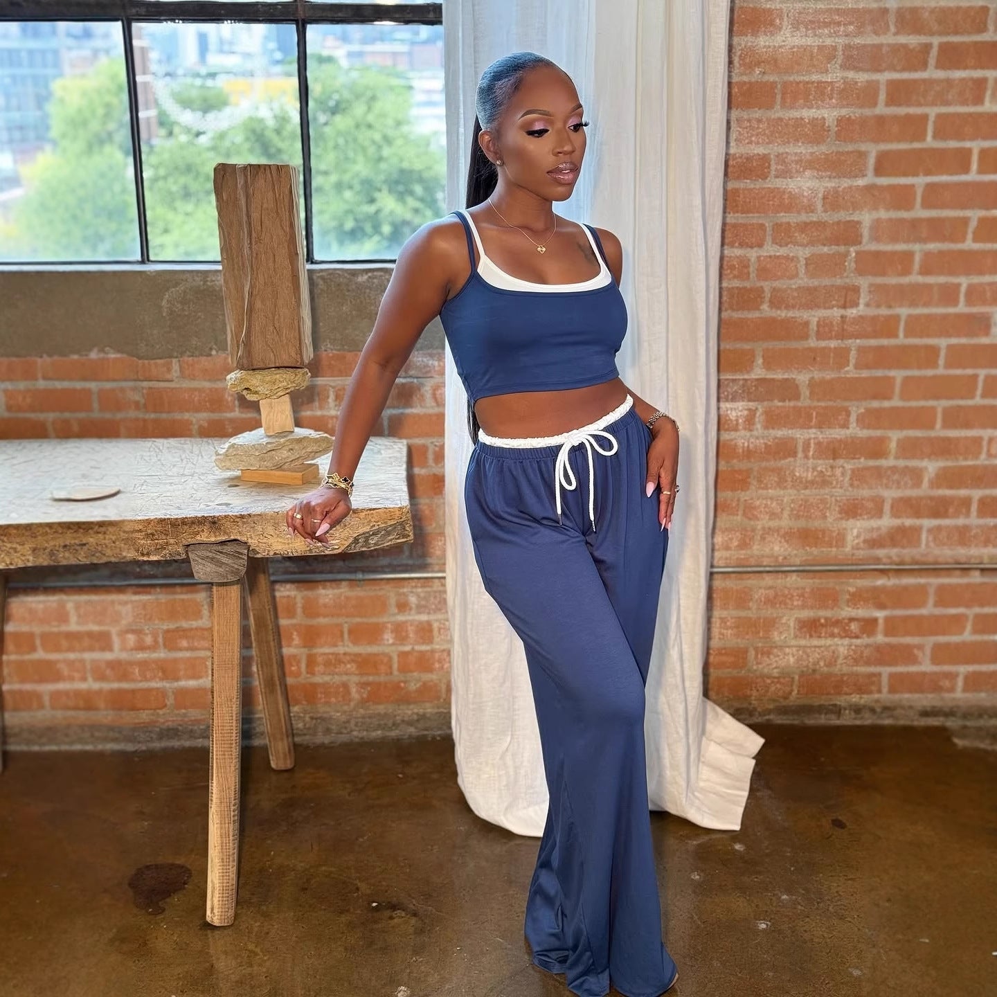 Chic Blue Performance Set
