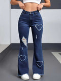 Y2K Love Flare Denim
