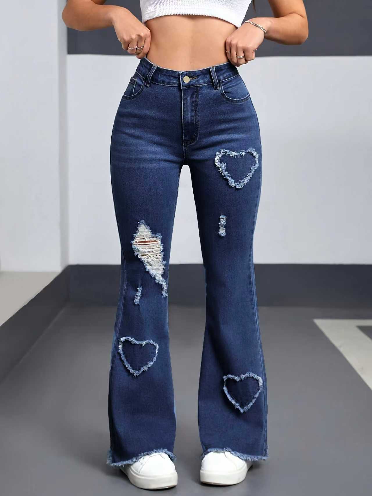 Y2K Love Flare Denim
