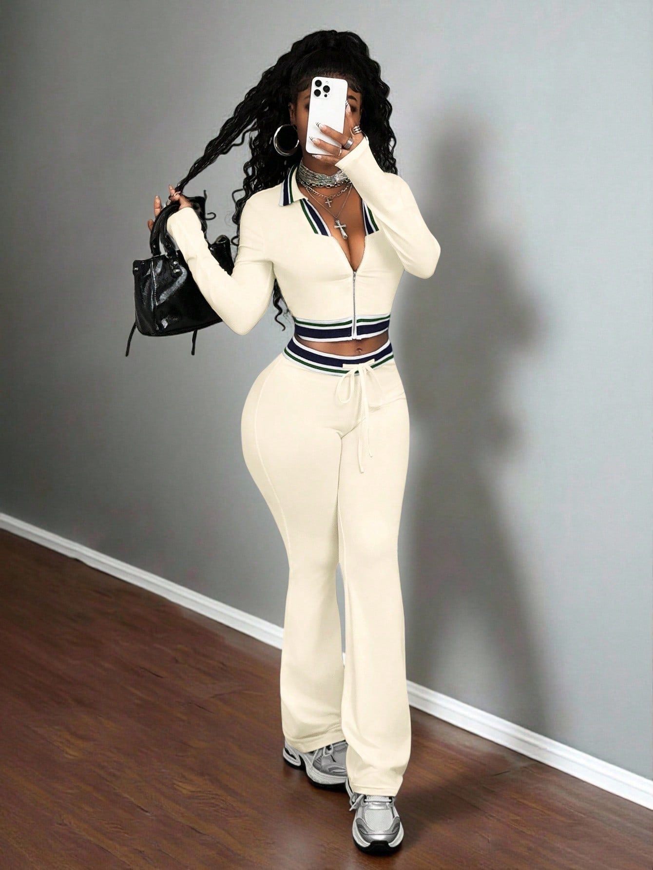 Ivory Luxe Tracksuit