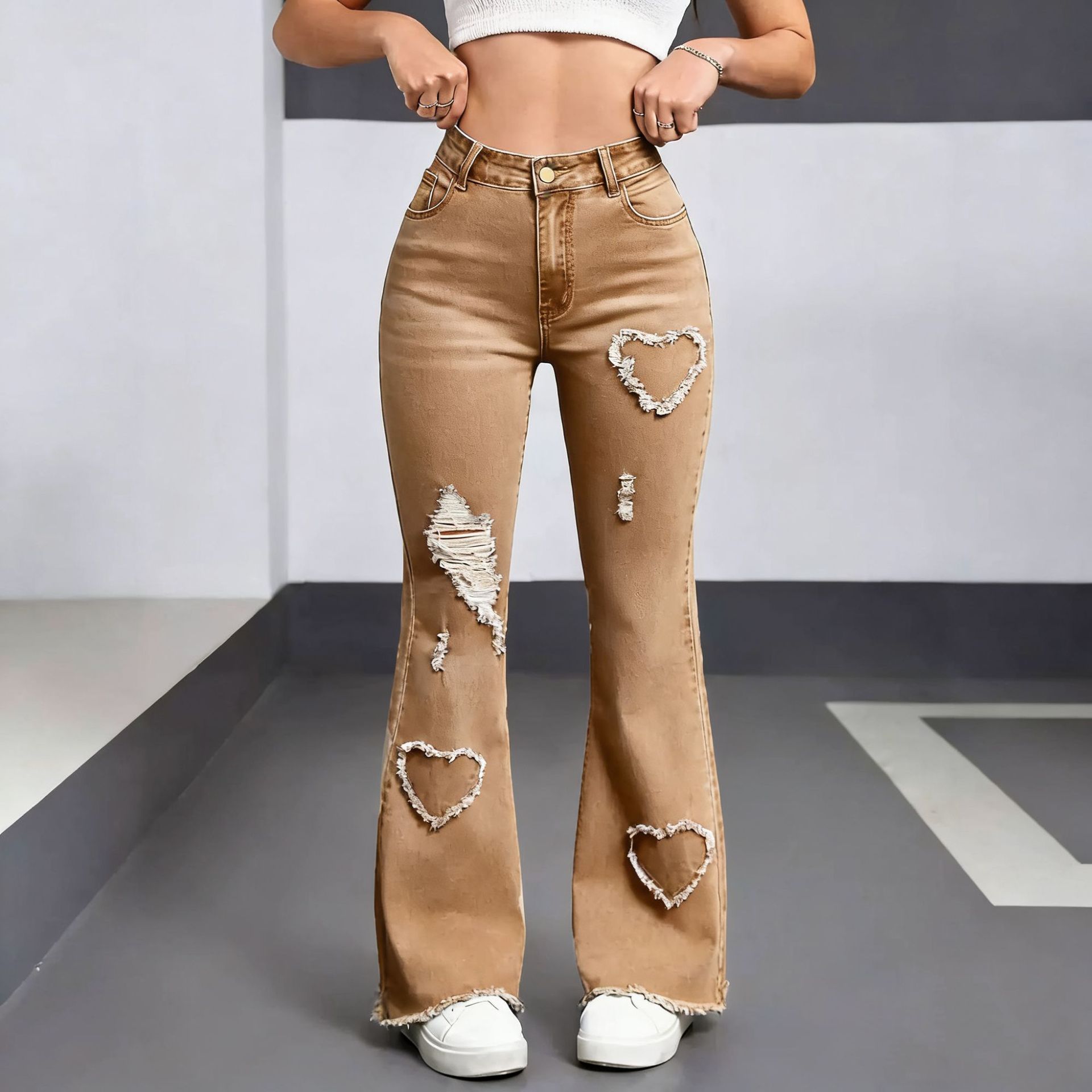 Y2K Love Flare Denim
