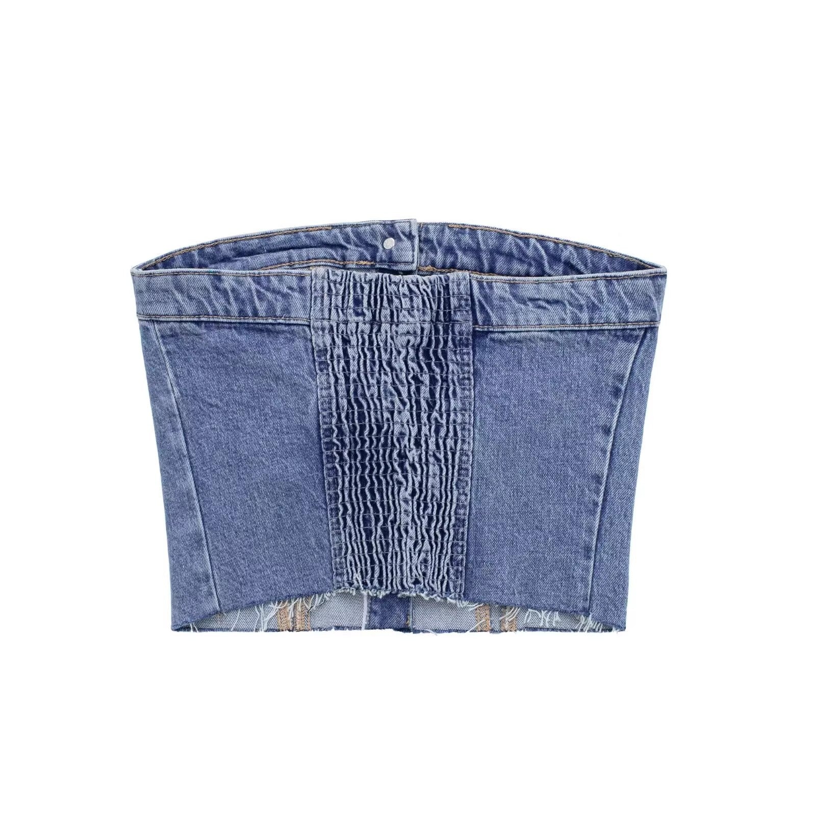 Doll Doll Denim Tube Top