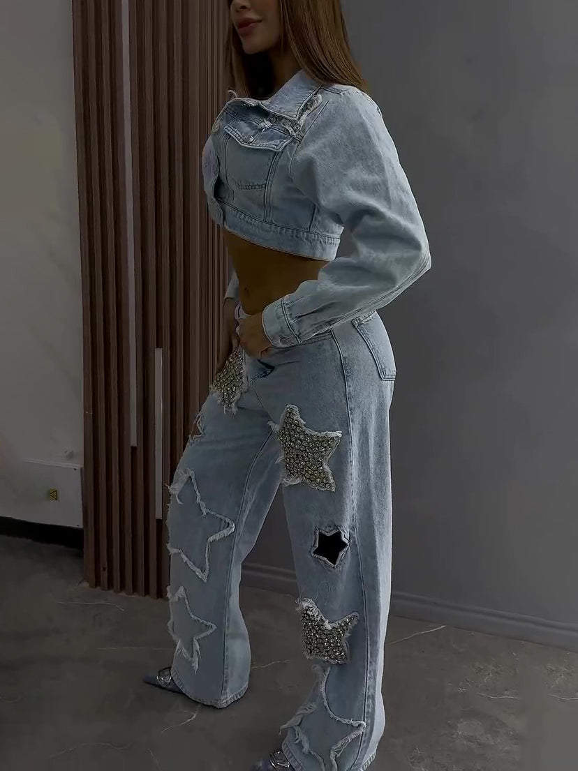 Miracle Celestial Denim Set