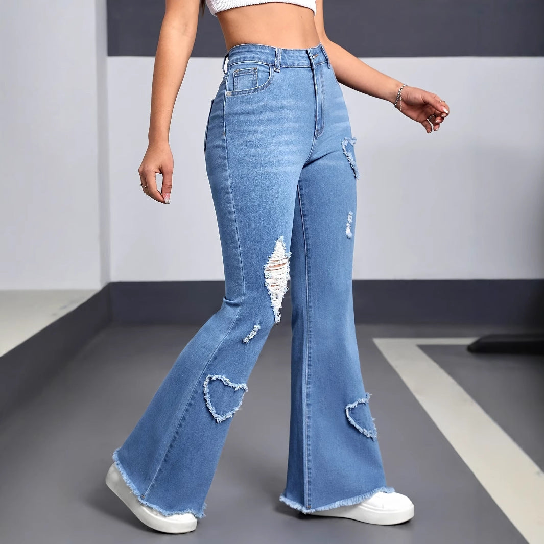 Y2K Love Flare Denim