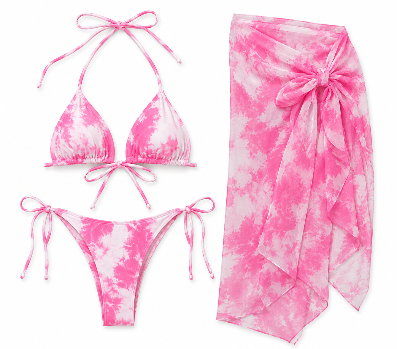 Pink Paradise 3-Piece Swim Set