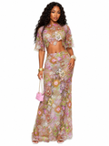 Pink Petal Doll Set