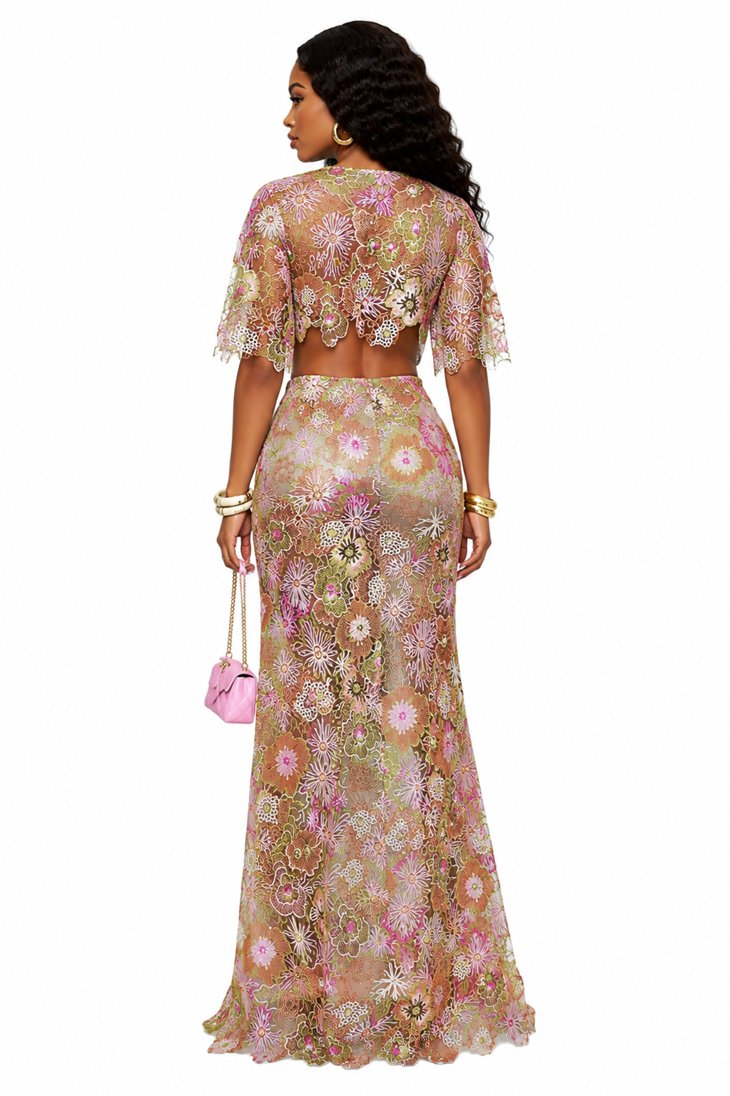 Pink Petal Doll Set