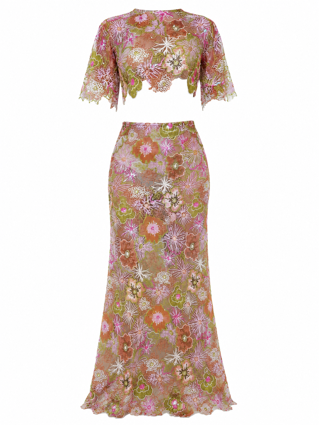 Pink Petal Doll Set