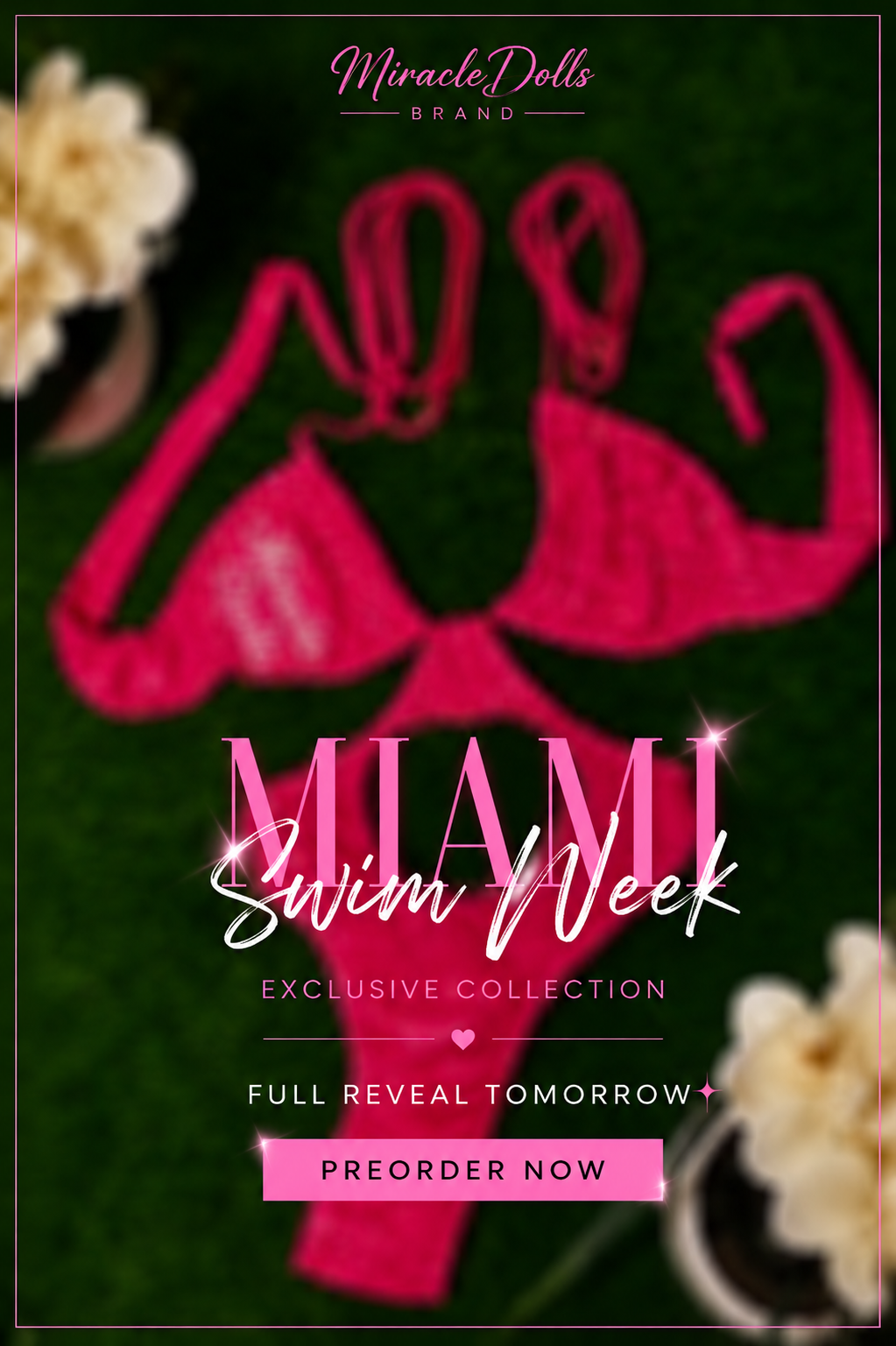 💖 Miracle Dolls Monokini — Miami Swim Week Edition