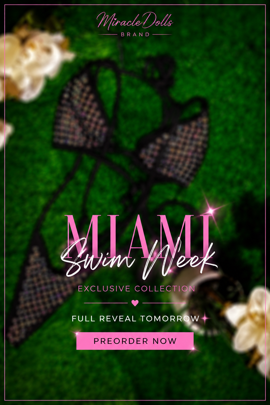 🖤 Midnight Doll Monokini — Miami Swim Week Edition ✨