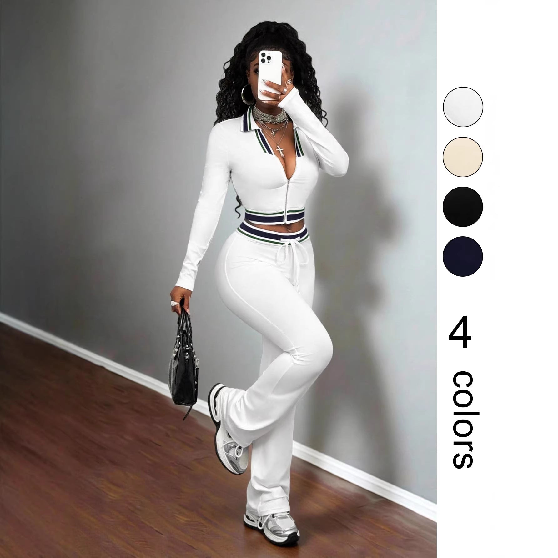 Ivory Luxe Tracksuit