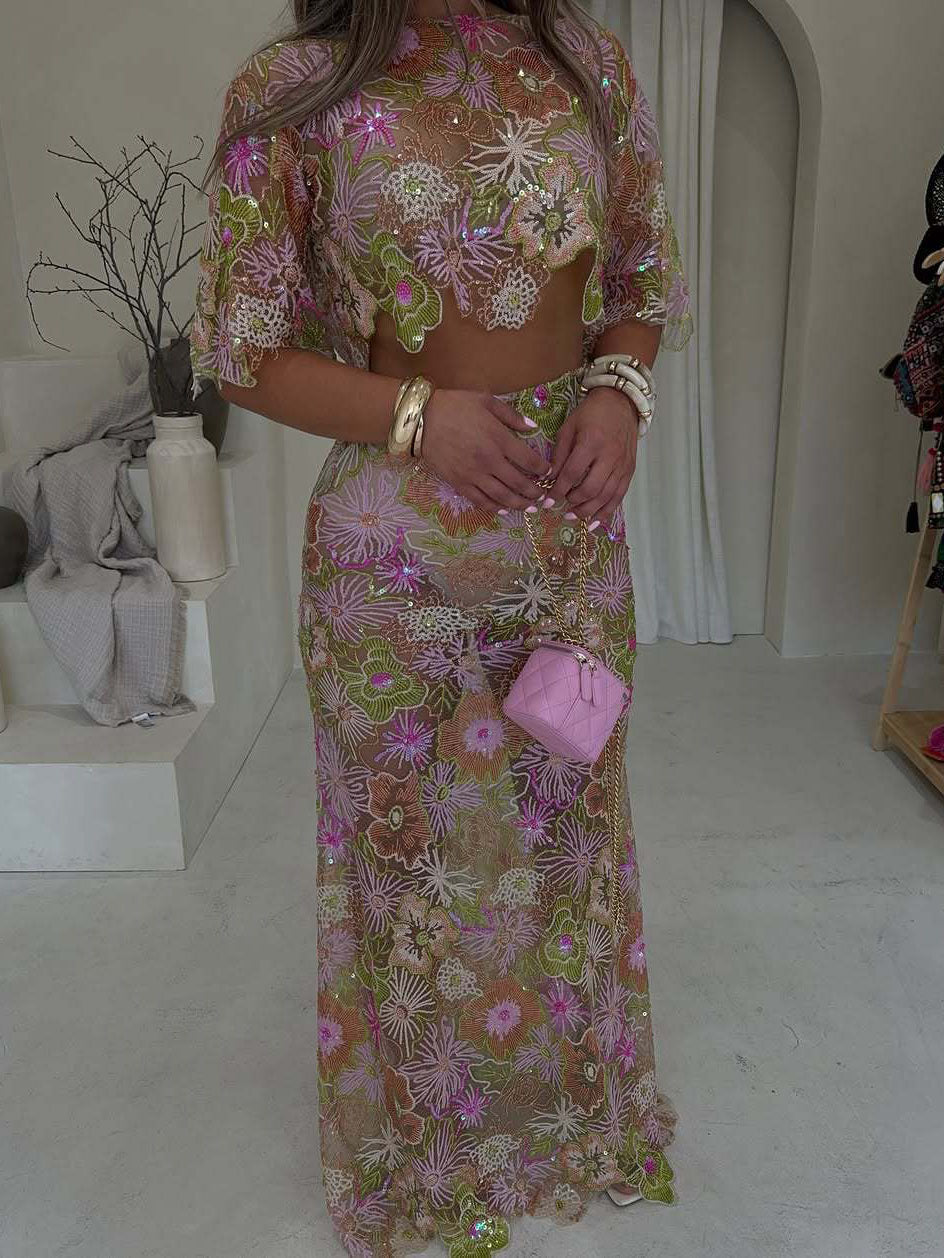 Pink Petal Doll Set