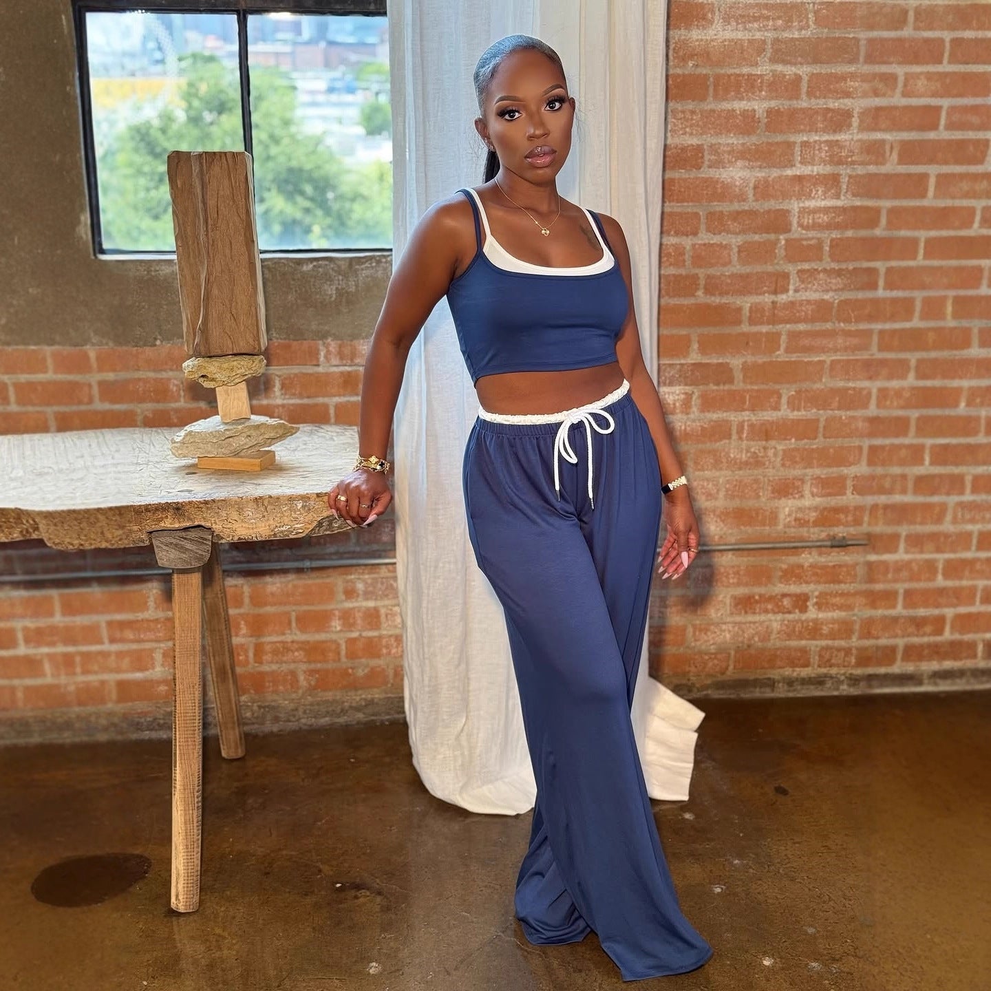 Chic Blue Performance Set