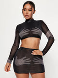 Midnight Luxe Mesh Ensemble