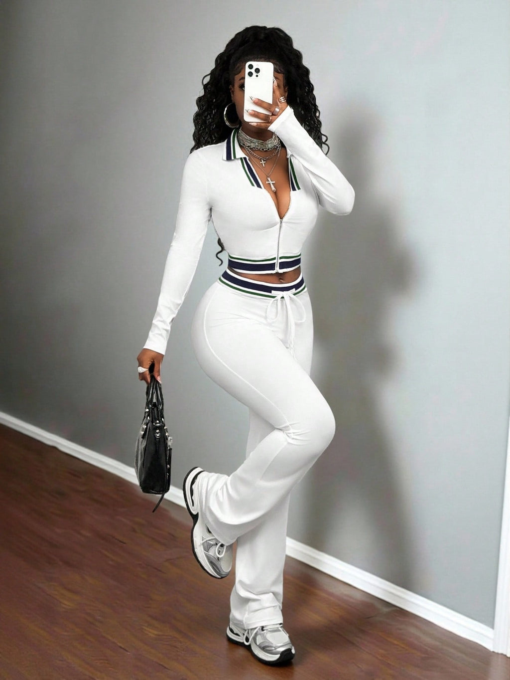 Ivory Luxe Tracksuit