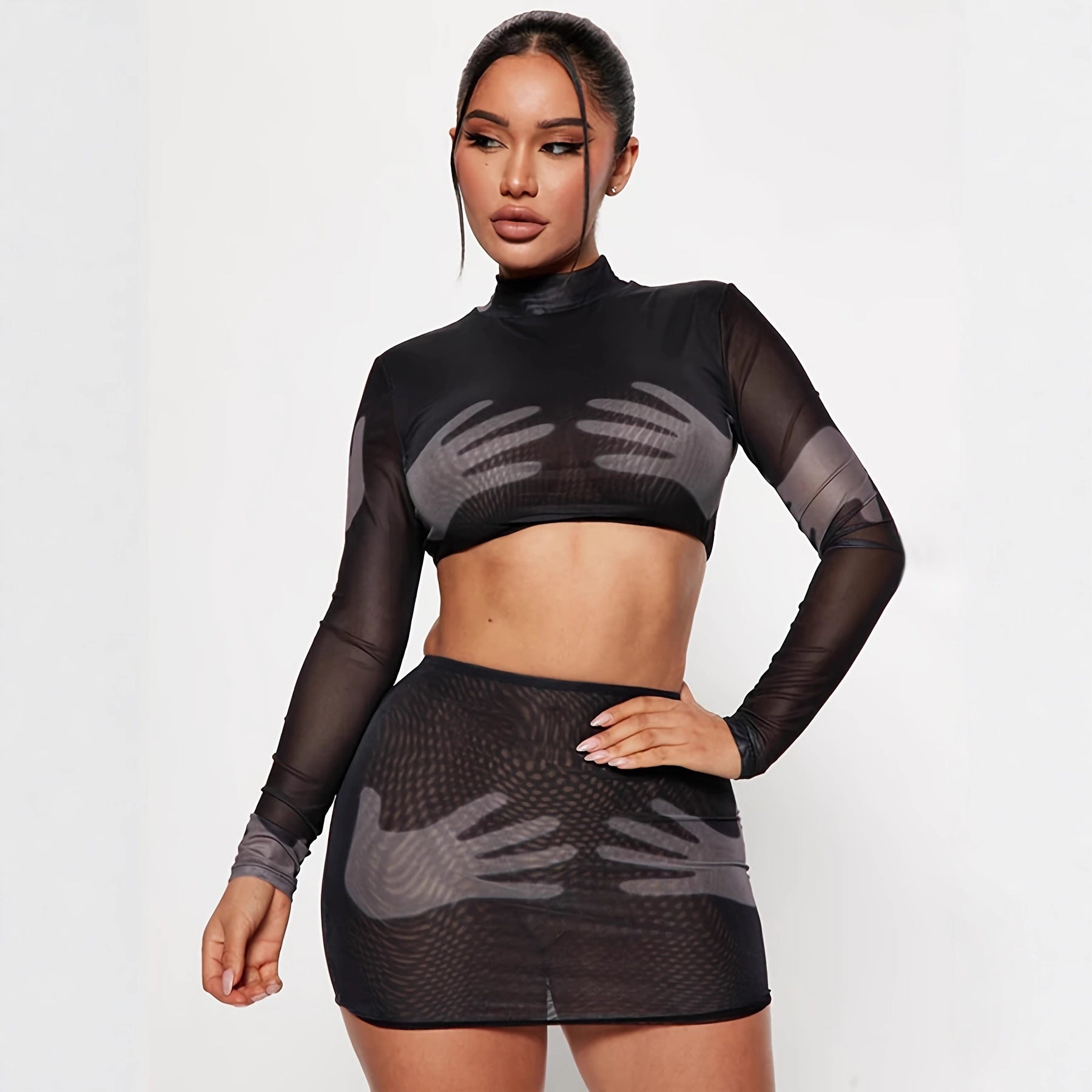 Midnight Luxe Mesh Ensemble