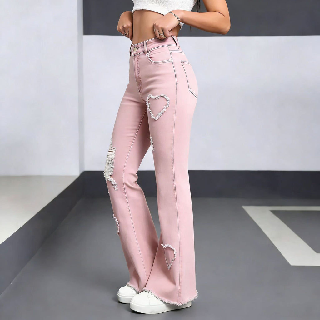 Y2K Love Flare Denim