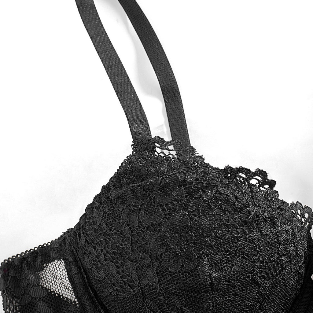 Seductive Lace & Mesh Bralette