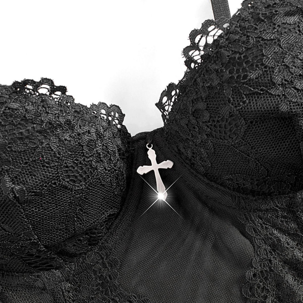 Seductive Lace & Mesh Bralette
