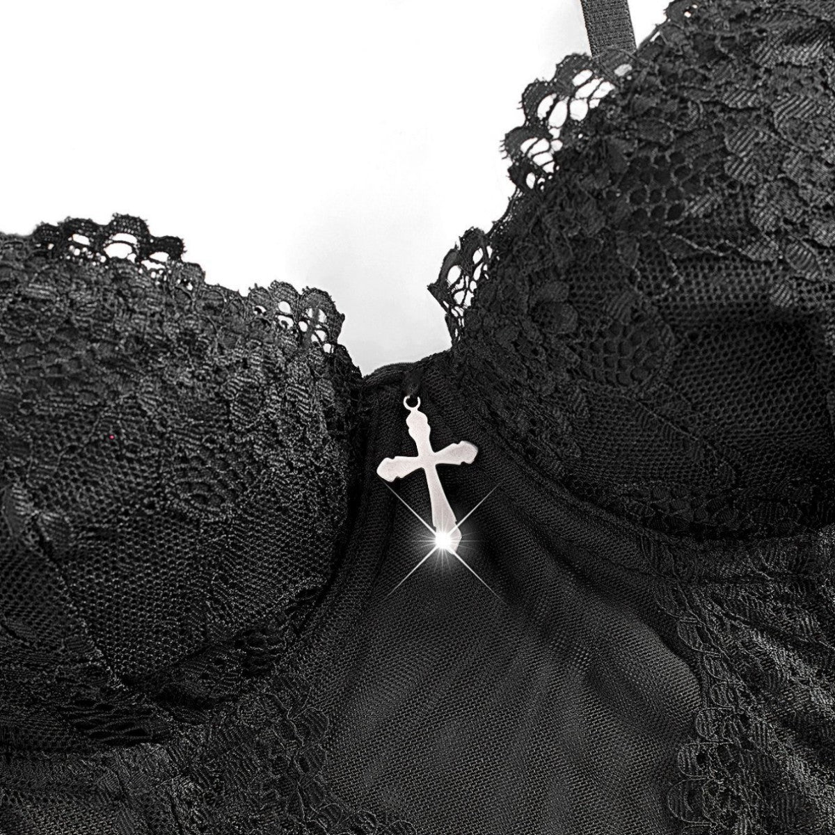 Seductive Lace & Mesh Bralette