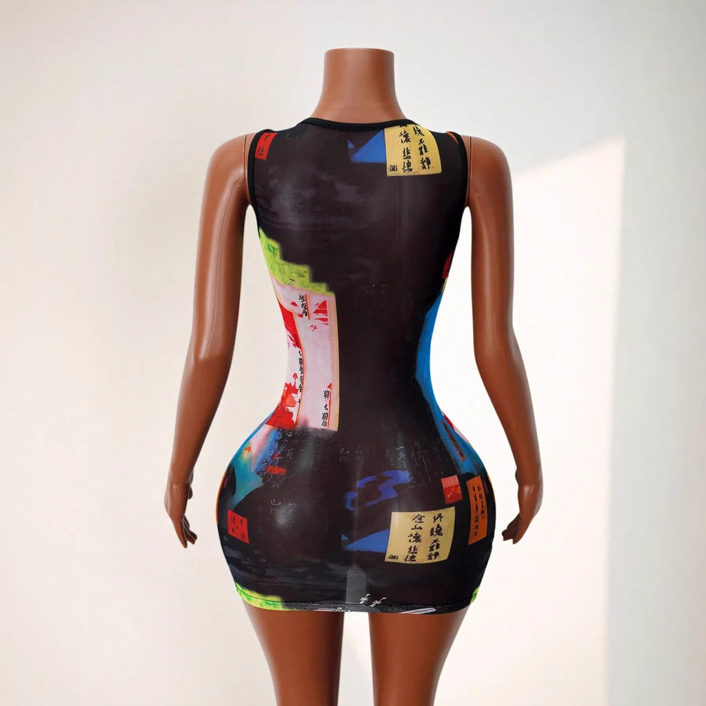 Vibrant Luxe Dress