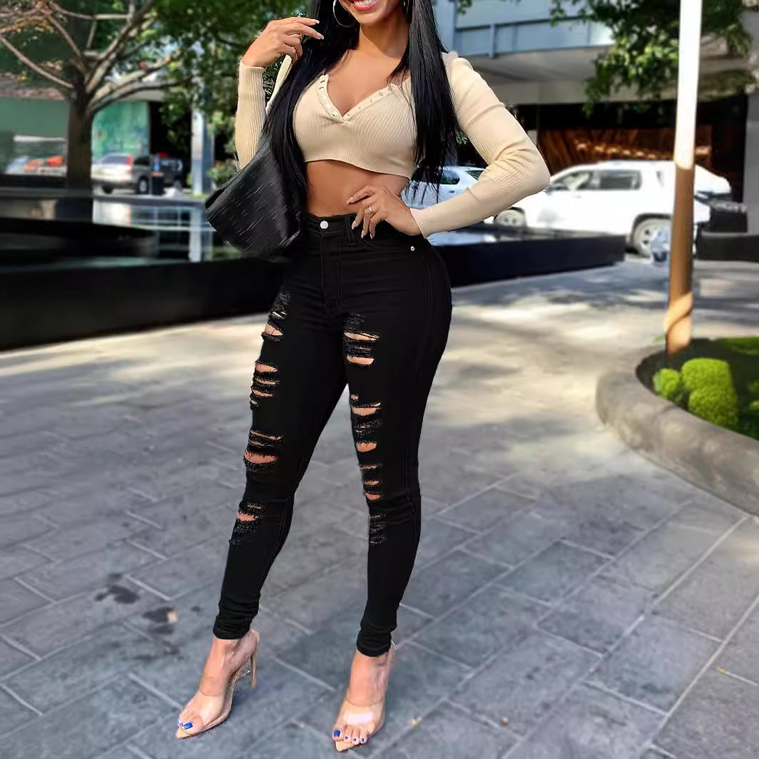 Ripped Black jeans
