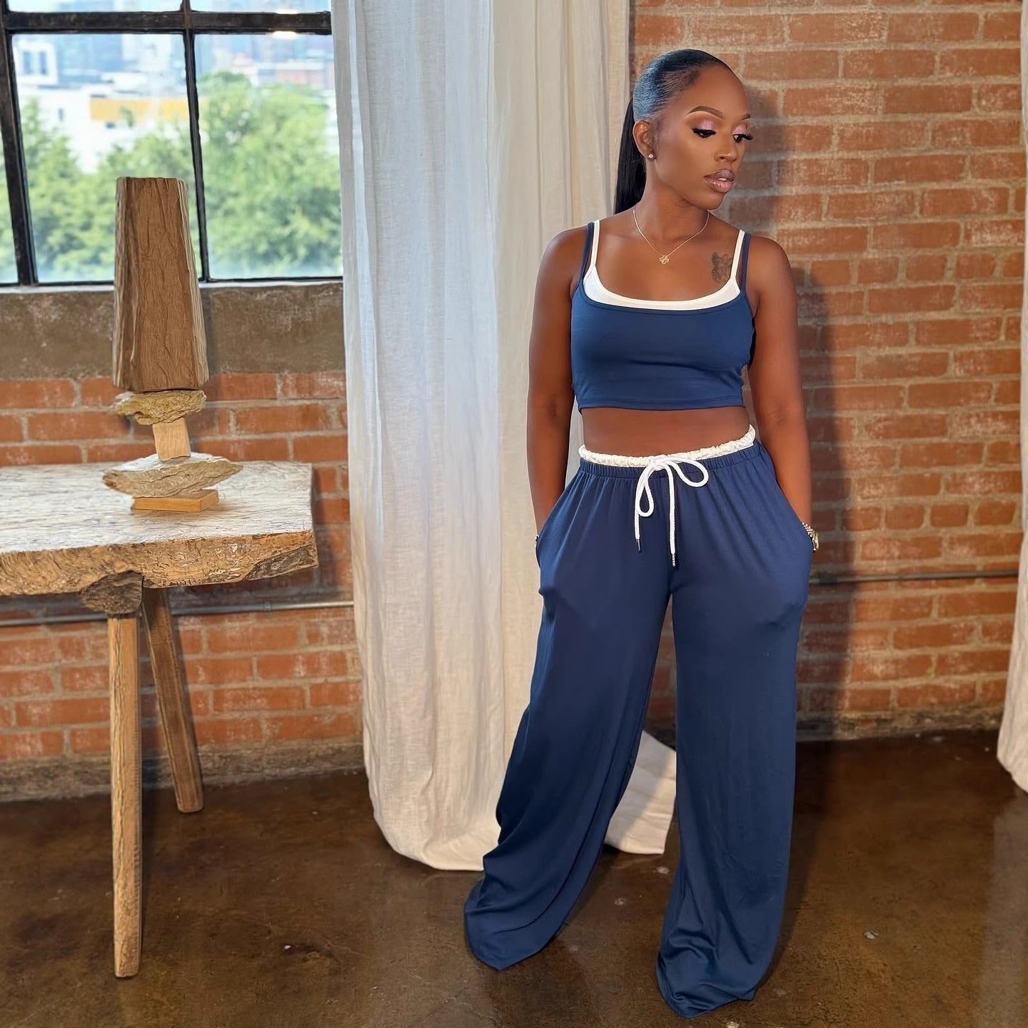 Chic Blue Performance Set