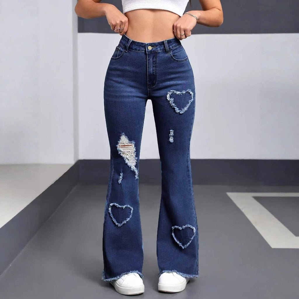 Y2K Love Flare Denim